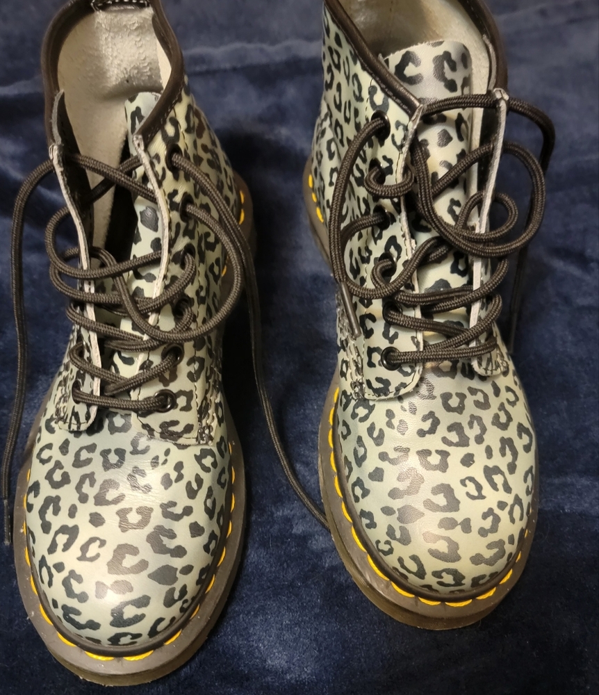 Dr Marten Womens Leopard boots